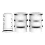 Marriotto Replacement Pitcher Water Filters, 1 Membrane Micro Filter + 6 Acti.... Fixed Price $44.04.