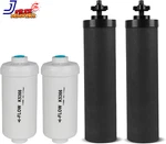 4 Pack Set-berkey Pf-2 Fluoride Water Filters And Berkey Black Carbon Bb9-2. Fixed Price $82.85.