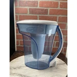 Zerowater 10 Cup Ready-pour Water Filter Pitcher Blue Round With Tds Meter Used. Fixed Price $11.00.