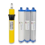 Hydrotech Compatible Ro Membrane Replacement Filter Set Tfc 33001068-25 Gpd. Fixed Price $67.99.