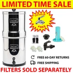 Berkey 304 Stainless Steel Gravity Filter Housing W/ Spigot - No Filters. Fixed Price $179.99.