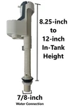 Toto Toilet Fill Valve Up-grade With Adjustable 7-14 Inch Height By Nuflush. Fixed Price $29.99.