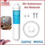 Inline Water Filter For Refrigerator Ice Maker, Ro System, 1/4" Connect Fittings. Fixed Price $32.49.