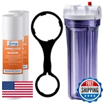 Ispring Hc14 Fp15x2 Whole House Transparent Water Filter Housing 10 X Fnpt. Fixed Price $56.51.
