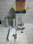 Ge Under Sink Dual Stage Water Filtration System With Faucet Gxk255tbn. Fixed Price $47.49.