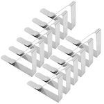 Latomex Tablecloth Clips, Set Of 12 Extra Large Table X-large 12pcs, Silver. Fixed Price $11.75.