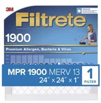 Filtrete High Performance Air Filter 1900 Mpr Ua26dc-4, 20 In X 24 1. Fixed Price $12.00.