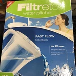 Filtrete Water Pitcher Fast Flow 100 Gallon Fliter Life 12 Cup. Fixed Price $39.99.