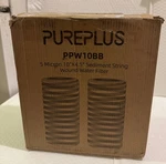 Pureplus 10" X 4.5" Sediment String Wound Water Filter Ppw10bb Pack Of 2. Fixed Price $19.99.