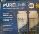 Qty 2 Pure Line Refrigerator Water Filter For System Model # Pl-900-s. Fixed Price $22.49.