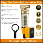 Ispring Reusable Spin Down Sediment Water Filter Auto Flushing Module 100 Micron. Fixed Price $333.49.