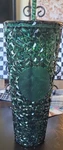 Starbucks Deep Emerald Gemstone Tumbler Cold Cup 24 Oz Reusable Acrylic New!!. Fixed Price $28.00.