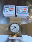 Lot Of 3 Watts 3" Dpg1-3 Water Pressure Gauge 0-15 Psi - 1/4" Npt Bottom Mount. Fixed Price $24.95.