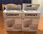 2 - Cuisinart Dcc-rwf Replacement Charcoal Water Filters Pack Nib. Fixed Price $14.99.