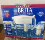 Brita Cascade Water Filtration Pitcher - New Old Stock. Fixed Price $18.00.