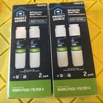 2, 2-packs! Project Source 3846782 M-2-2 Fridge Water Filter Whirlpool 4. Fixed Price $38.00.