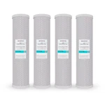 (4) Big Blue 20"x 4.5" Whole House Cto Coconut Shell Carbon Block Water Filter. Fixed Price $108.95.