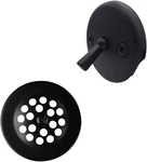 Westbrass D92-62 3-1/8" Trip Lever Bathtub And Shower Drain Kit With 2-hole Over. Fixed Price $35.70.
