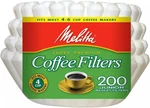Junior Basket Coffee Filters 200-count, White, 4-6 Cups (pack Of 3). Fixed Price $25.99.