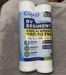 New 2 Pack Clear2o Rv Sediment Replacement Pre Filter Water 5 Micron 10 Cpp1002. Fixed Price $13.00.