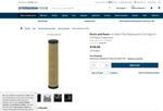 Perrin And Rowe Hot Water Filter Replacement Cartridge - House Of Rohl. Fixed Price $50.00.
