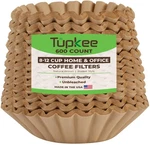 Tupkee Coffee Filters 812 Cups 600 Count, Basket Style, Natural Brown Unblea.... Fixed Price $48.78.