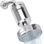 Geekpure 5-stage Shower Filter Reduces Chlorine Odor Rust Improves Skin Hair. Fixed Price $45.99.