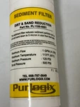 Purlogix Water Sediment Filter Part No Pl 1100-0001 - New Sealed. Fixed Price $24.00.