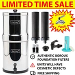 Blemished Berkey Water Filter System W/ Wqa Certified Boroux Black Filters. Fixed Price $229.99.