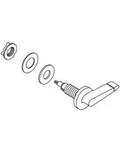 Kohler 1208884-cp Trip Lever Kit In Chrome. Fixed Price $38.00.