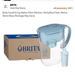 Brita 6-cup Space Saver Water Pitcher With Cartridge - White (ob21/ob03). Fixed Price $24.20.