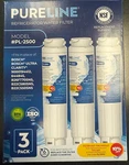 3 Pack *new* Pureline Pl-2500 Refrigerator Water Filter For Bosch Haier Miele. Fixed Price $39.99.