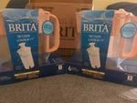 (2) Brita 6 Cup Capacity Limited Edition Color. Fixed Price $50.00.