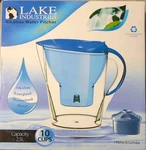 Lake Alkaliline Water Pitcher 2.5 Liter Filteration System W/ 7-stage Filter New. Fixed Price $53.89.