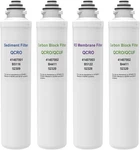 4-stage Replacement Filters For Pura Aqua Flo Qcro Systems - 41407001 Sediment F. Fixed Price $94.99.