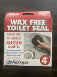Fernco Fts-4 Toilet Seal, Wax Free, Fits 4" Drain. Fixed Price $5.83.