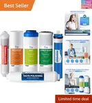 F6k75 Nsf Certified Replacement Under-sink Water Filters, 6-stage Reverse Osm.... Fixed Price $153.80.