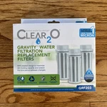 Clear 2 Go Water Filters Gravity Advanced Replacement Filter Grf230. Fixed Price $37.98.