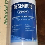 Desenruis De007 Refrigerator Water Filter 300 Gallon Capacity. Fixed Price $15.00.