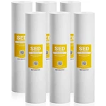(6) Big Blue 20"x 4.5" Whole House 5 Micron Sediment Water Filter. Fixed Price $85.95.