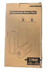 Aqua Crest Aqu-7990 Replacement Water Filters For Bb9-2 & Pf-2 - Black. Fixed Price $50.00.