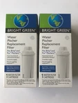 Bright Green Brand 2-pack Water Pitcher Replacement Filters Fits Brita And Pur. Fixed Price $12.78.