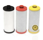 Aquasana Claryum 3-stage Water Filter Cartridges 3-pack Yellow Red Black. Fixed Price $40.00.