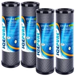 Icepure 1 Micron 2.5" X 10" Whole House Cto Carbon Sediment Water Filter, 4pack. Fixed Price $31.99.