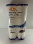 Hdx Household Pleated Filters 2-pack. Fixed Price $12.00.