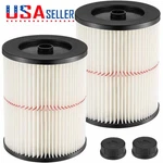 1-2 Pack 17816 Filter Replacement For Craftsman Shop Vac Wet Dry Vacuum Washable. Fixed Price $25.89.
