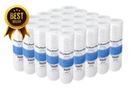 25-pack String Wound Sediment Water Filter Cartridges 2.5 X 10 Micron Stand. Fixed Price $85.41.