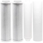 4 Pack Water Filter Kit Includes Carbon Block, Polypropylene Sediment, Inli.... Fixed Price $41.73.