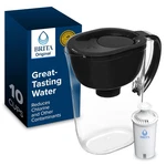 Brita 10-cup Large Water Filter Pitcher Tap Bpa Free Smartlight Indicator Black. Fixed Price $45.30.