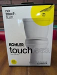 Kohler K-1954-0 Touchless Toilet Flush Kit White No Touch Sensor New In Box. Fixed Price $208.25.